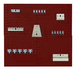 2 x 990 x 457mm Wall mountable Bott Perfo® tool panels complete with a 20 piece hook kit.... Bott Perfo Panels | Shadow Boards | Tool Boards | Wall Mounted